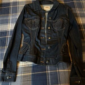 Jean Paul Gaultier Dark Blue Denim Jacket